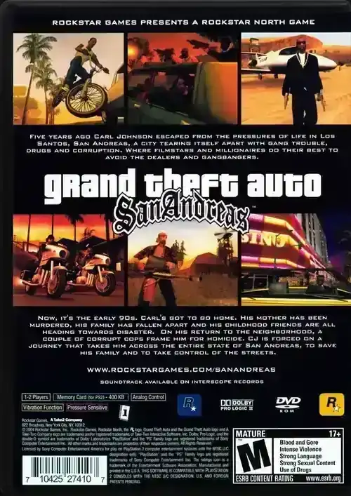 Grand Theft Auto: San Andreas PS2 ISO - Complete Emulation Guide
