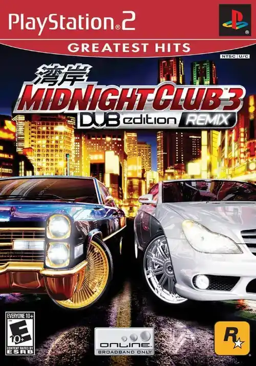 Midnight Club 3: DUB Edition Remix PS2 ISO